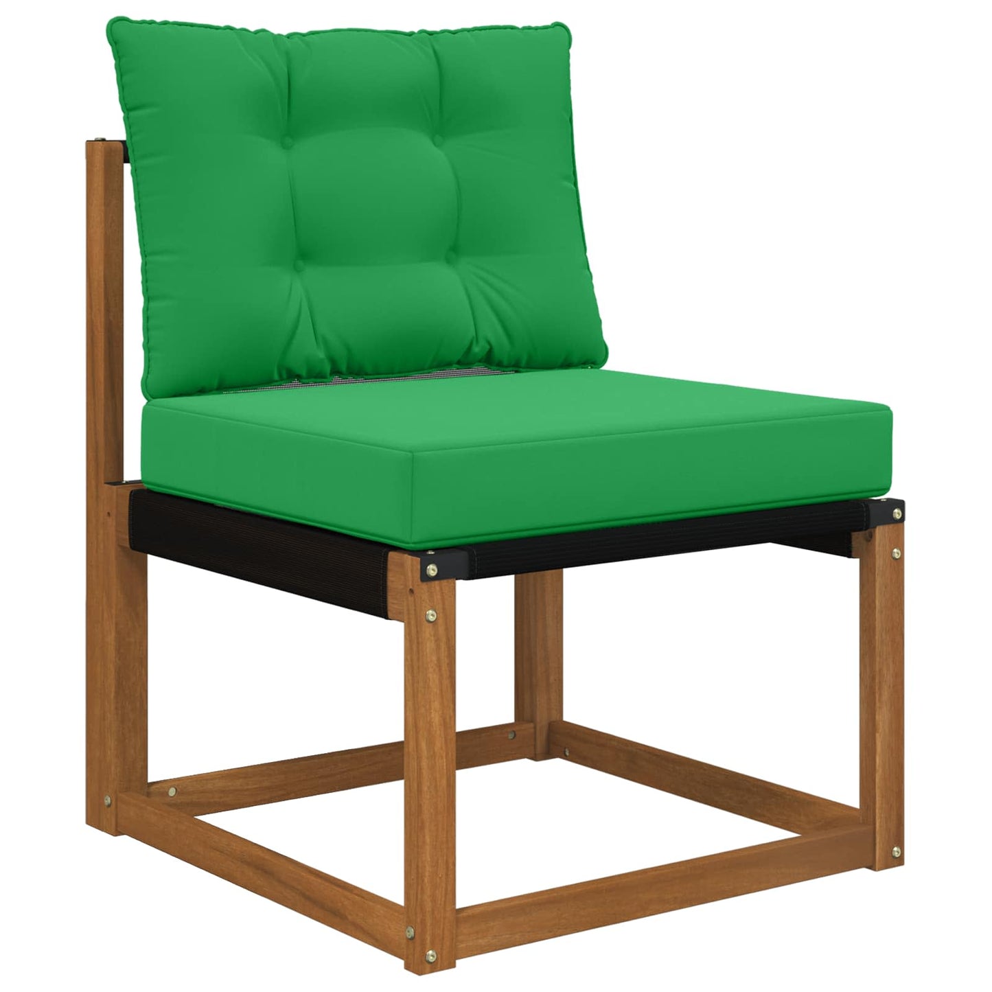 Udendørs Sofa Pude Polyester Grøn 60 x 50,5 x 8 cm