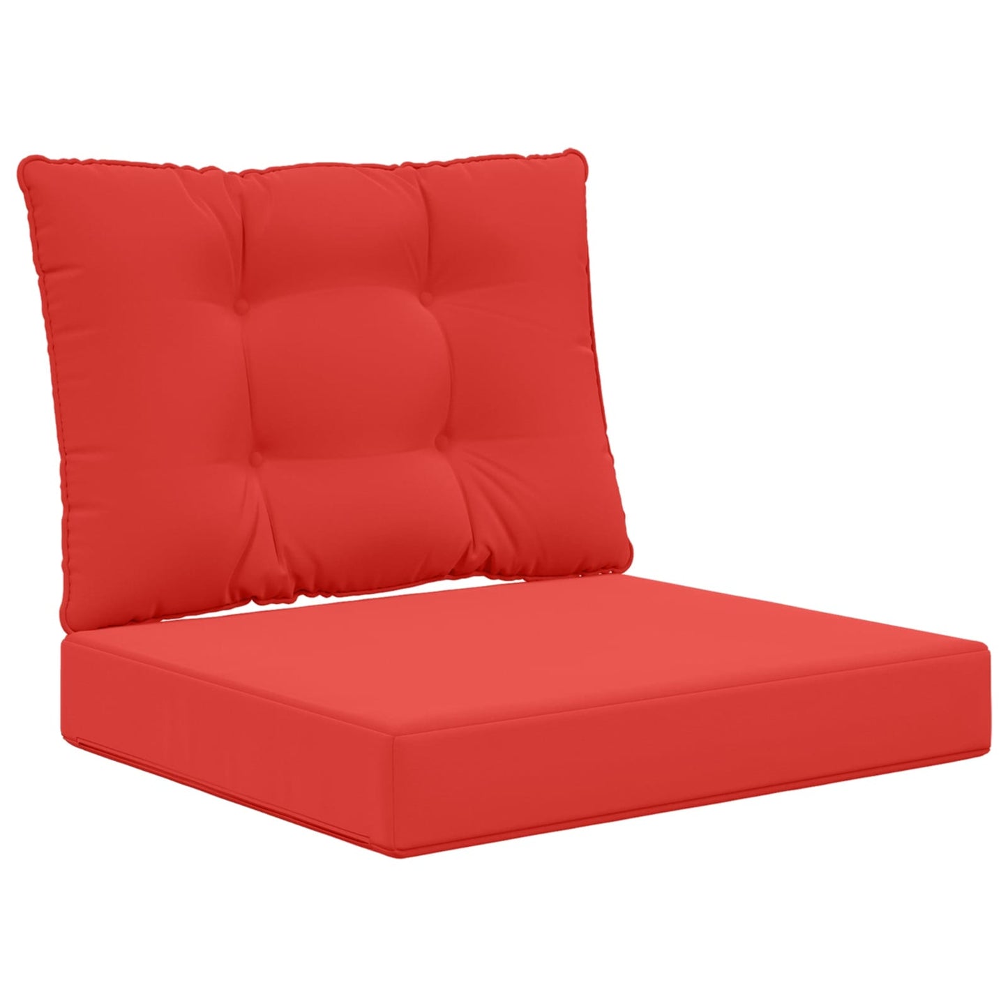Udendørs Sofa Pude Polyester Rød 60 x 50,5 x 8 cm