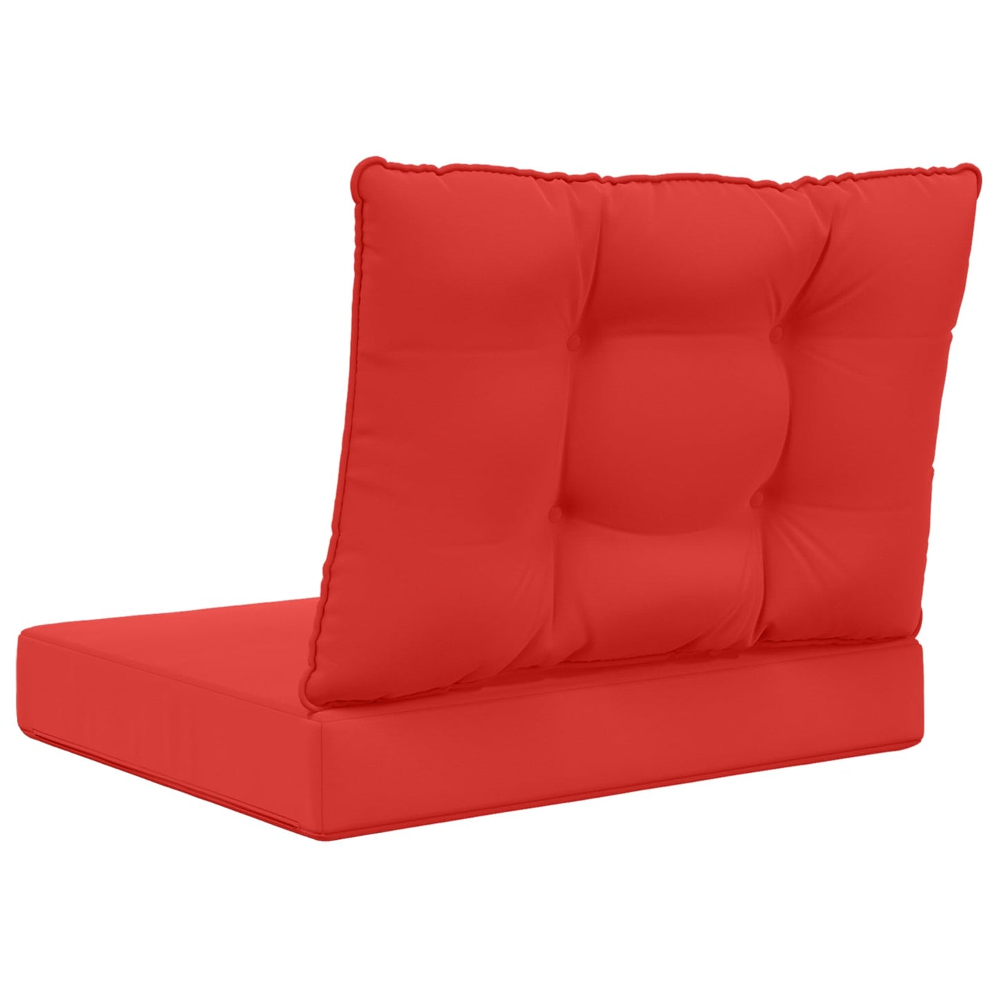 Udendørs Sofa Pude Polyester Rød 60 x 50,5 x 8 cm