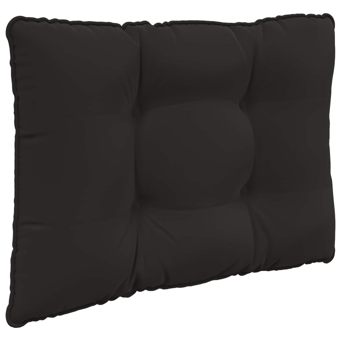 Udendørs Sofa Pude Polyester Sort 60 x 50,5 x 8 cm