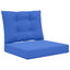 Udendørs Sofa Pude Polyester Kongelig blå 60 x 50,5 x 8 cm