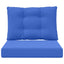 Udendørs Sofa Pude Polyester Kongelig blå 60 x 50,5 x 8 cm