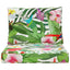 Udendørs Sofa Pude Polyester farverig 60 x 50,5 x 8 cm
