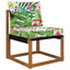 Udendørs Sofa Pude Polyester farverig 60 x 50,5 x 8 cm