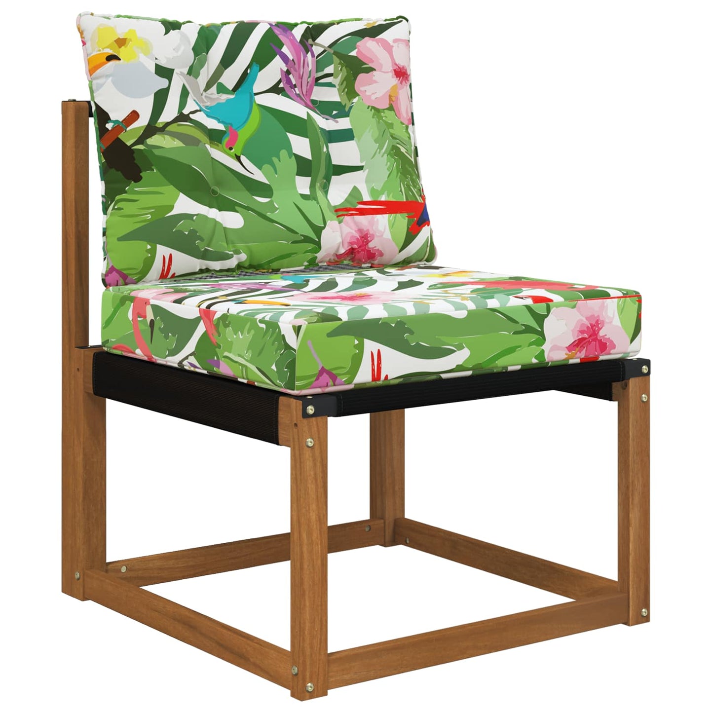 Udendørs Sofa Pude Polyester farverig 60 x 50,5 x 8 cm