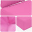 Udendørs Sofa Pude Polyester Lyserød 60 x 50,5 x 8 cm