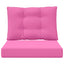 Udendørs Sofa Pude Polyester Lyserød 60 x 50,5 x 8 cm
