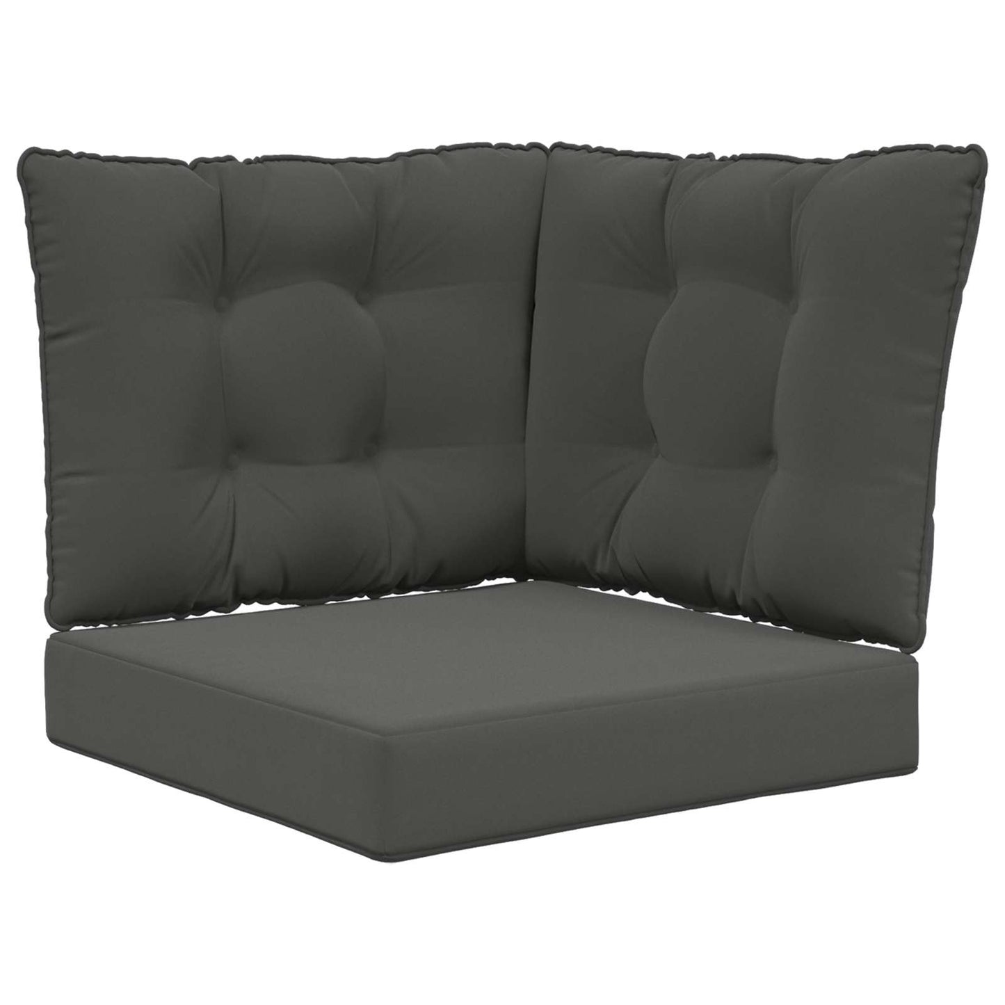 Udendørs Sofa Pude Polyester Antracit 60 x 40 x 10 cm