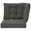 Udendørs Sofa Pude Polyester Antracit 60 x 40 x 10 cm