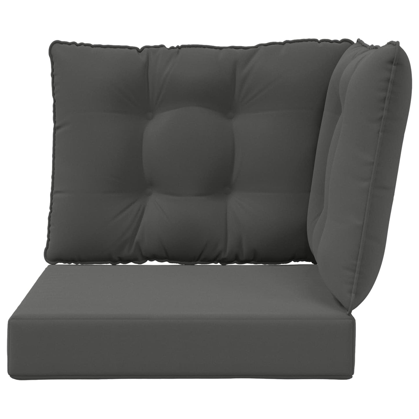 Udendørs Sofa Pude Polyester Antracit 60 x 40 x 10 cm