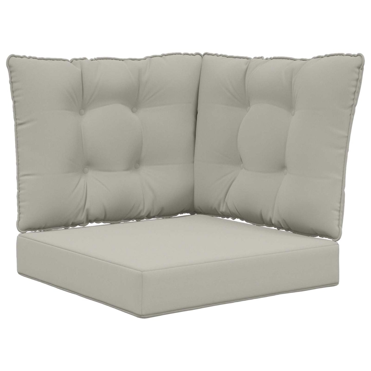 Udendørs Sofa Pude Polyester Grå 60 x 40 x 10 cm