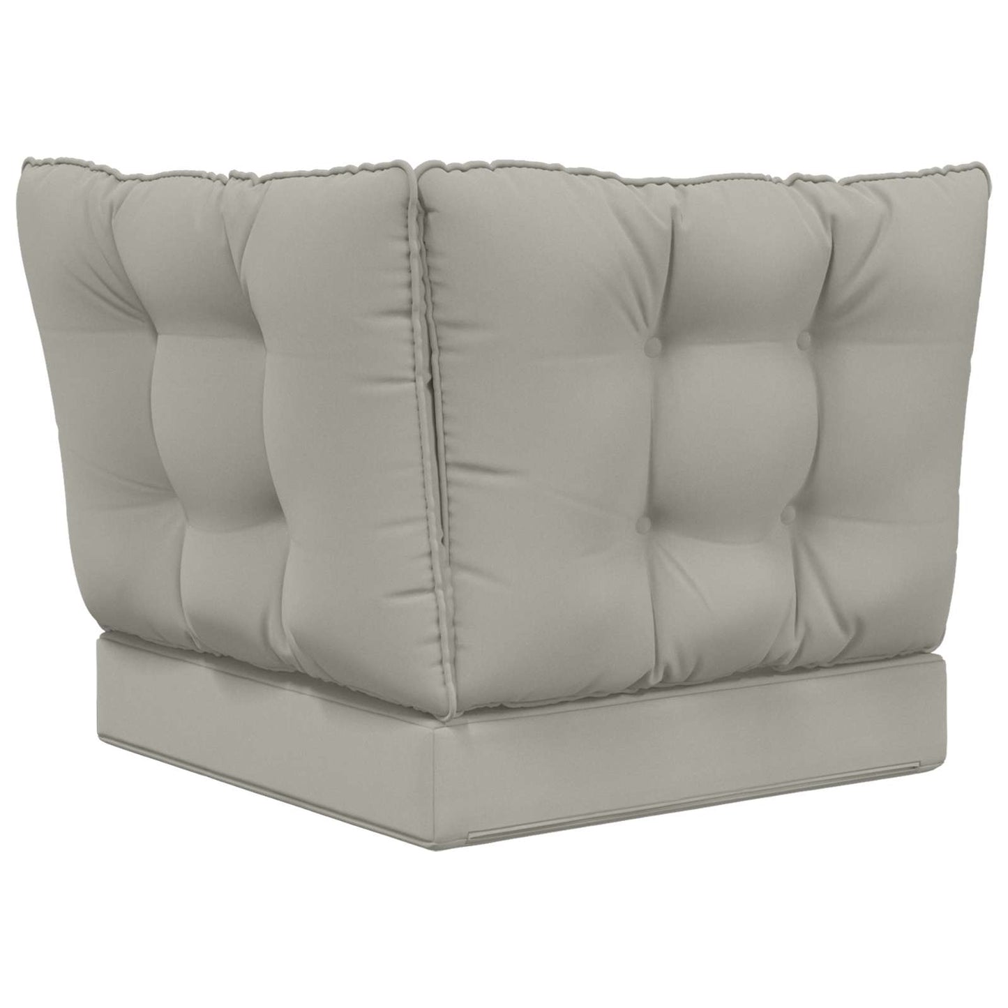 Udendørs Sofa Pude Polyester Grå 60 x 40 x 10 cm