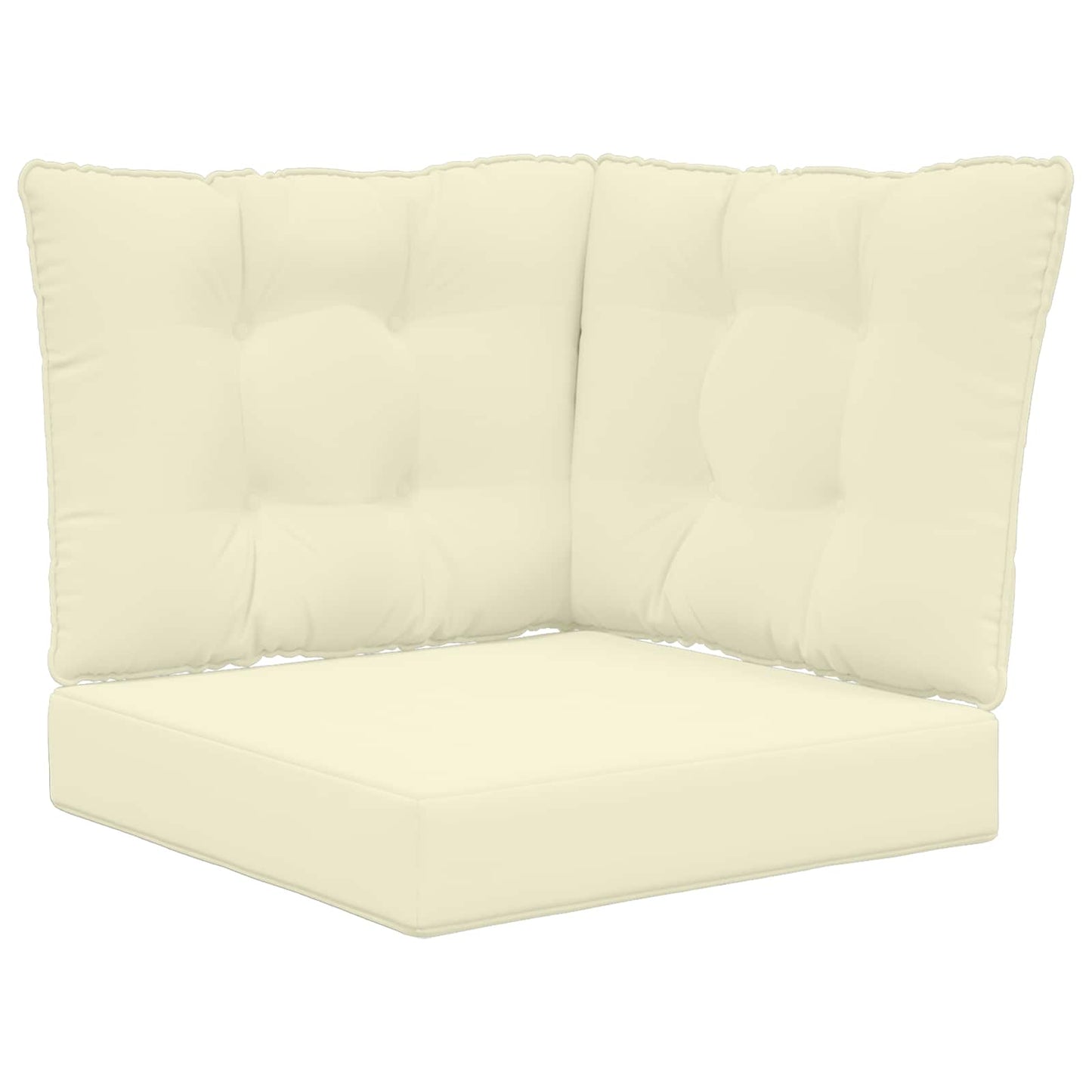 Udendørs Sofa Pude Polyester Creme 60 x 40 x 10 cm