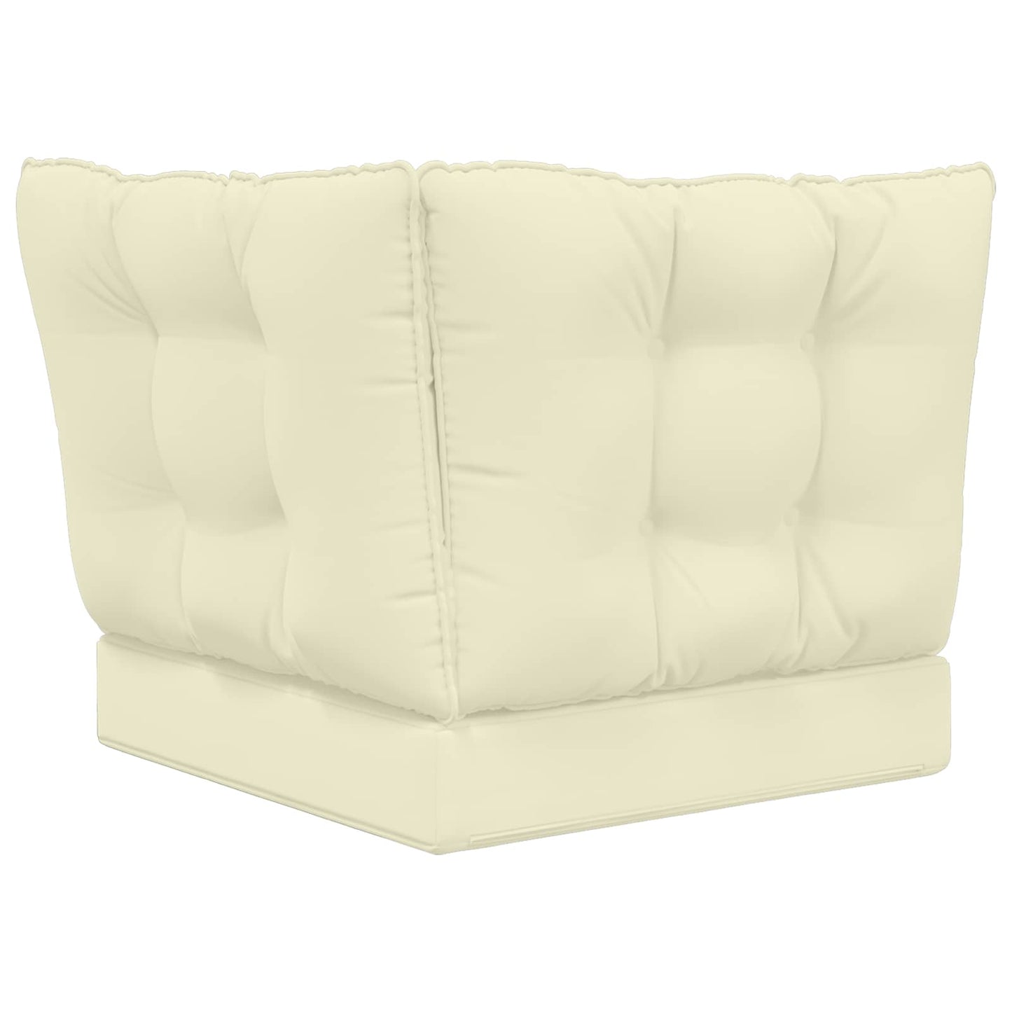 Udendørs Sofa Pude Polyester Creme 60 x 40 x 10 cm