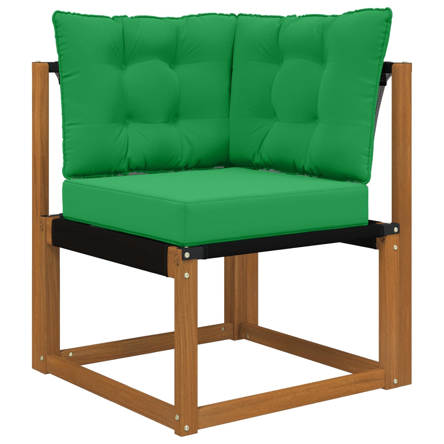 Udendørs Sofa Pude Polyester Grøn 60 x 40 x 10 cm