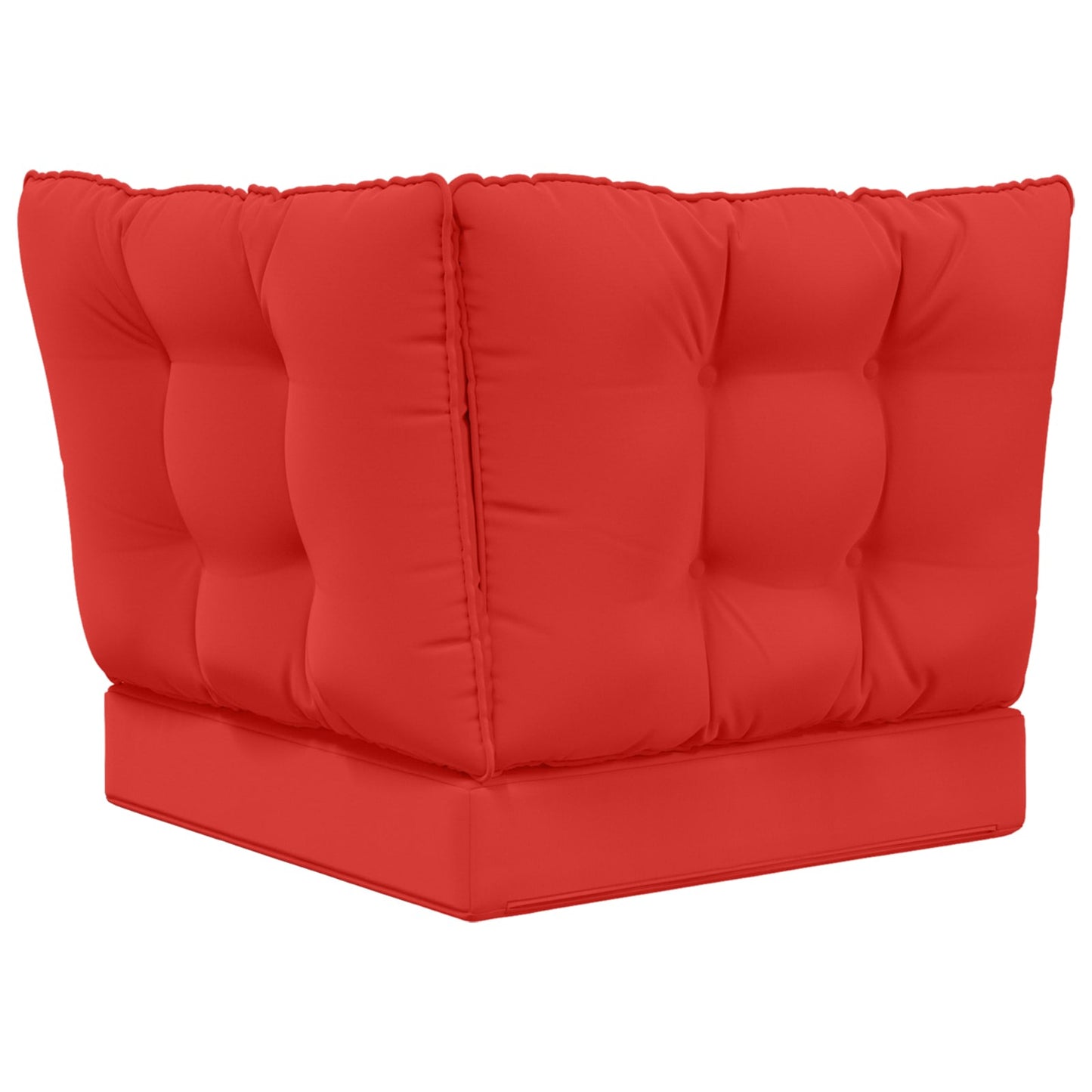 Udendørs Sofa Pude Polyester Rød 60 x 40 x 10 cm
