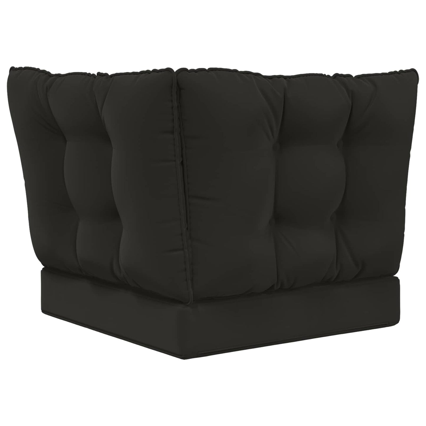 Udendørs Sofa Pude Polyester Sort 60 x 40 x 10 cm