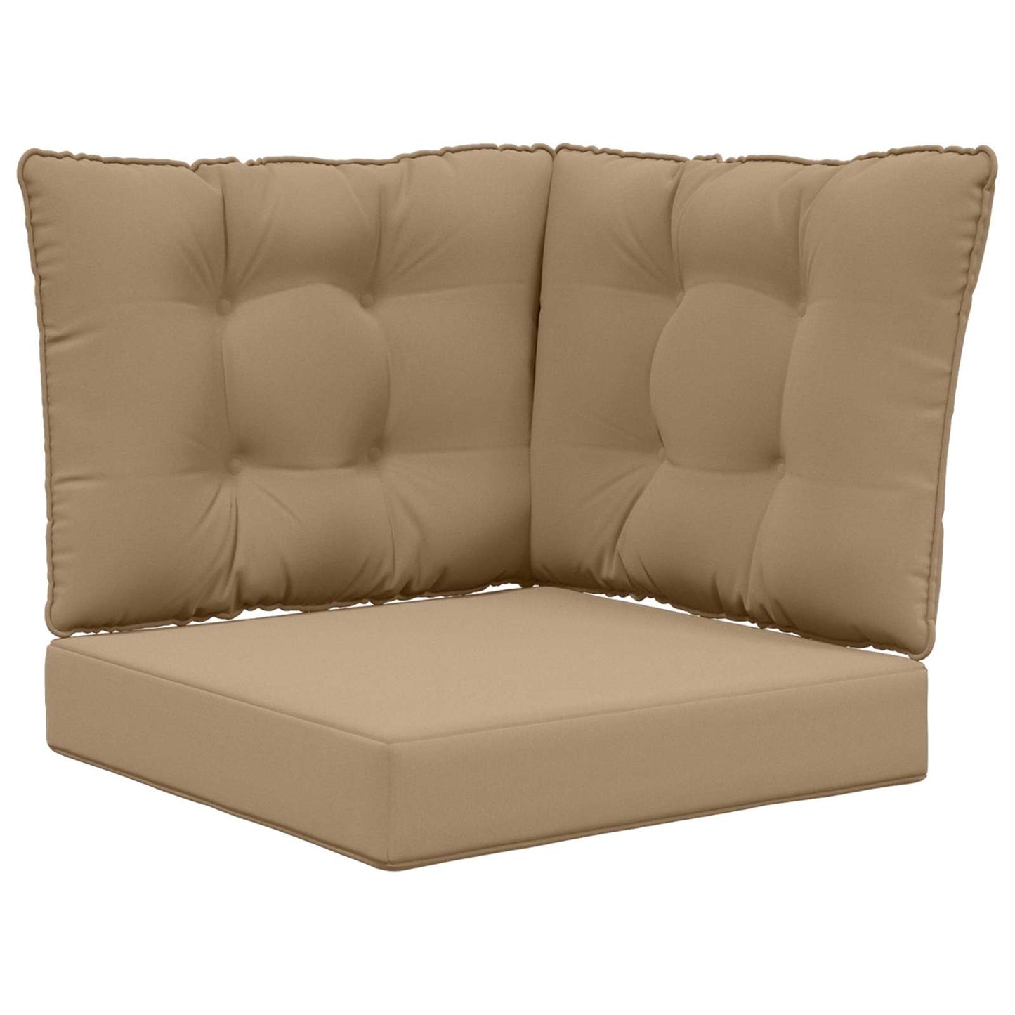Udendørs Sofa Pude Polyester Gråbrun 60 x 40 x 10 cm