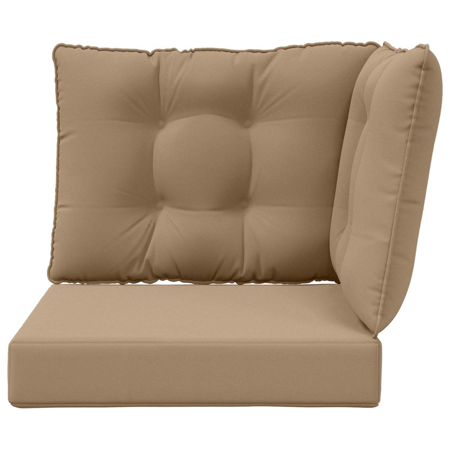 Udendørs Sofa Pude Polyester Gråbrun 60 x 40 x 10 cm