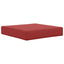 Udendørs Sofa Pude Polyester Vinrød 60 x 40 x 10 cm