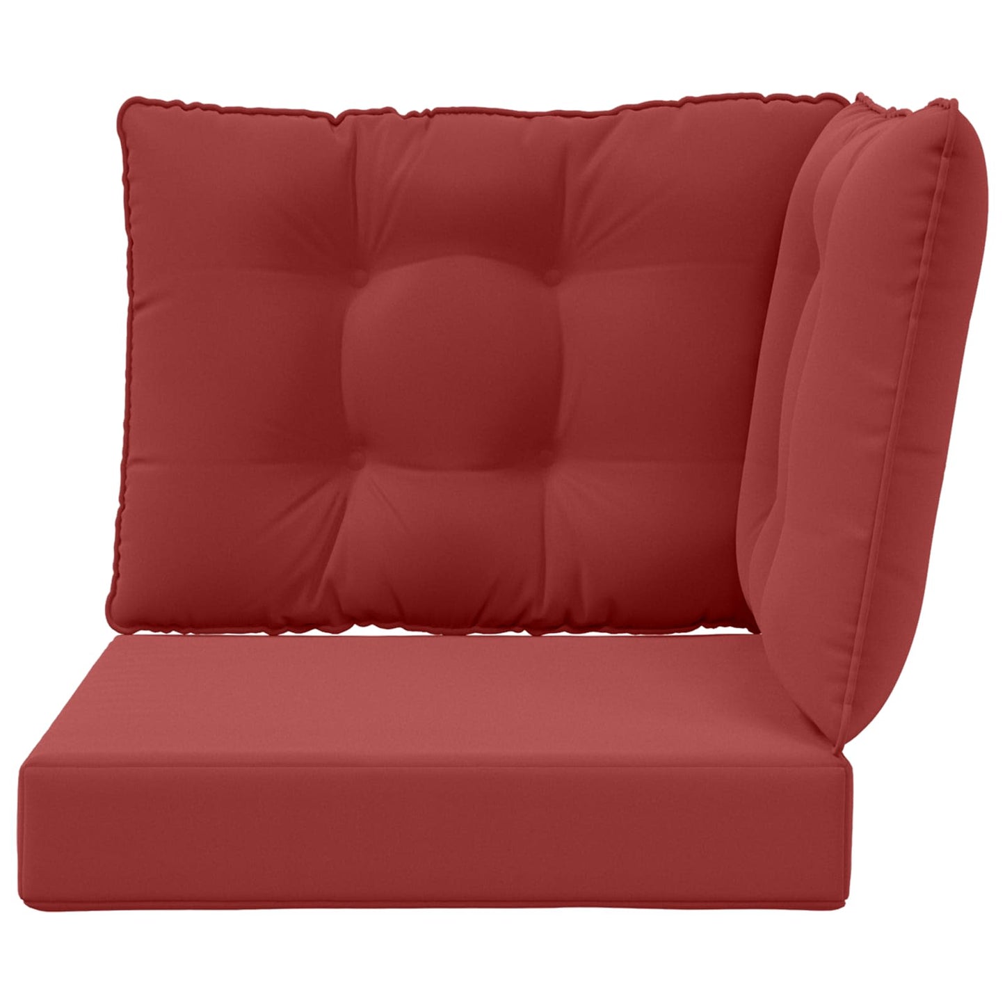 Udendørs Sofa Pude Polyester Vinrød 60 x 40 x 10 cm