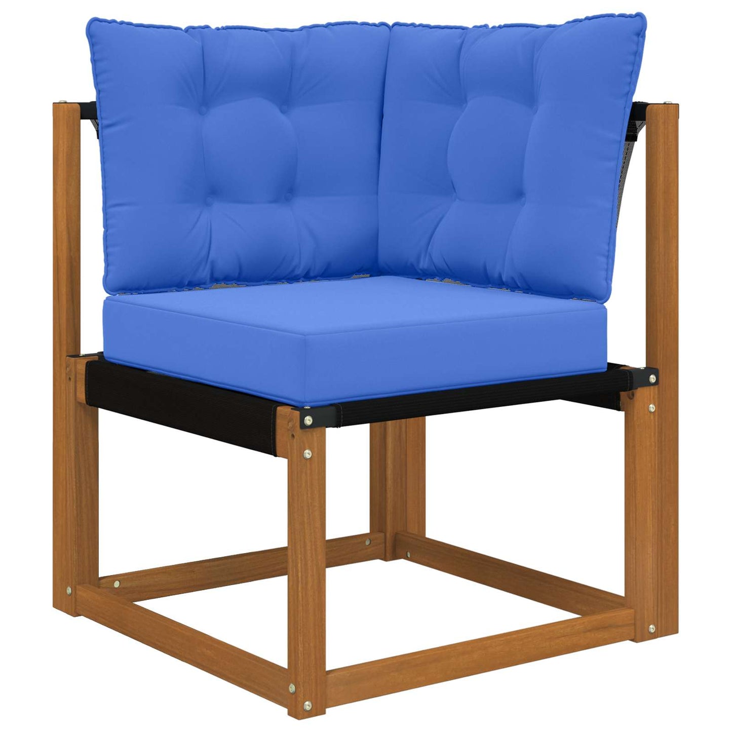 Udendørs Sofa Pude Polyester Kongelig blå 60 x 40 x 10 cm