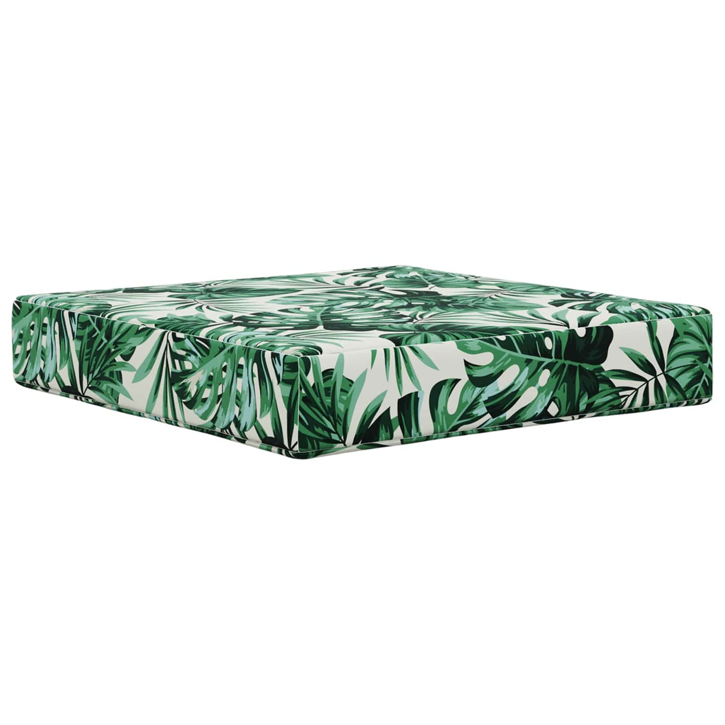 Udendørs Sofa Pude Polyester Bladmønster 60 x 40 x 10 cm
