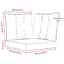 Udendørs Sofa Pude Polyester Bladmønster 60 x 40 x 10 cm