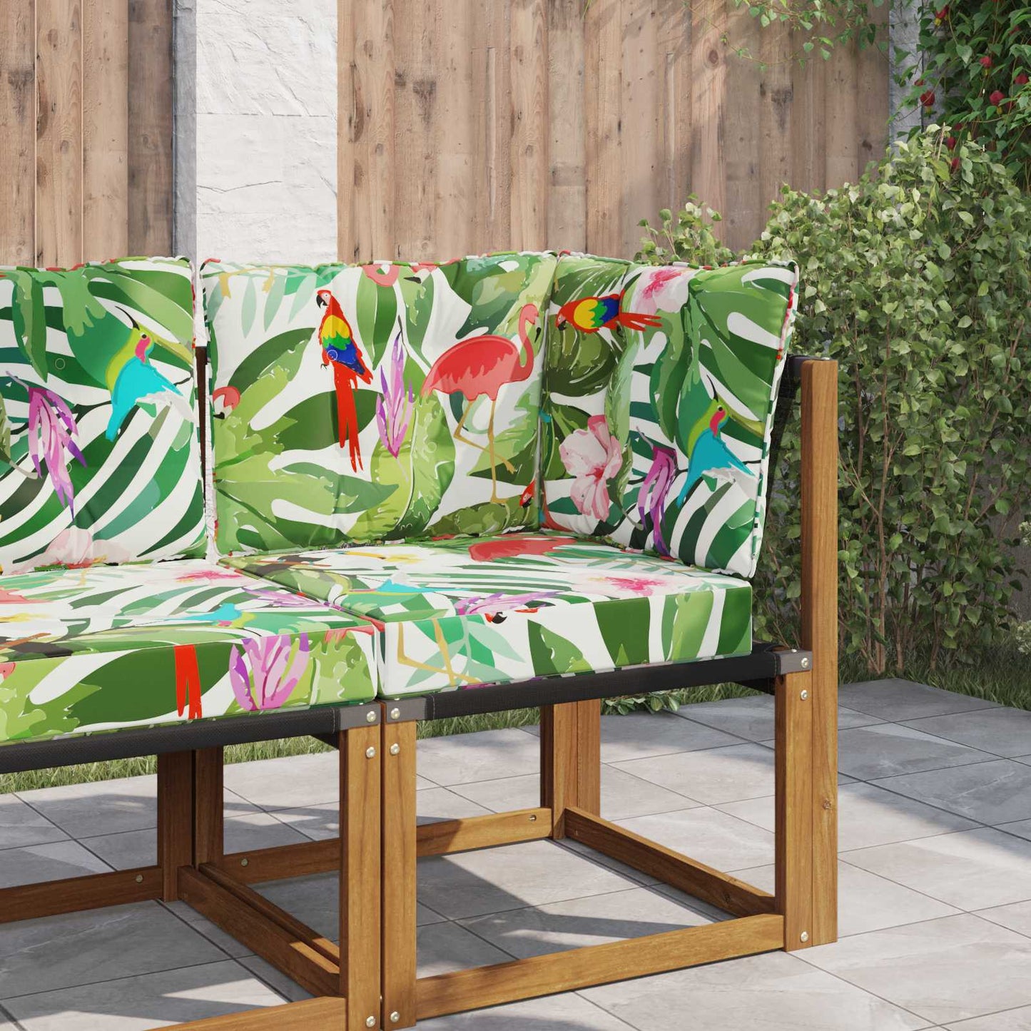 Udendørs Sofa Pude Polyester farverig 60 x 40 x 10 cm