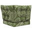 Udendørs Sofa Pude Polyester Bladdesign 60 x 40 x 10 cm