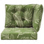 Udendørs Sofa Pude Polyester Bladdesign 60 x 40 x 10 cm