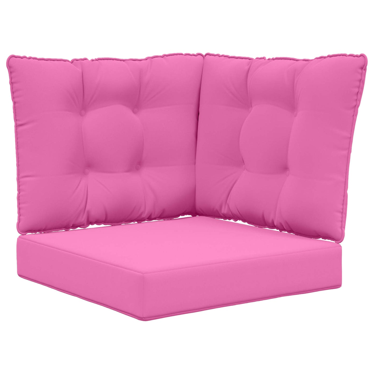 Udendørs Sofa Pude Polyester Lyserød 60 x 40 x 10 cm