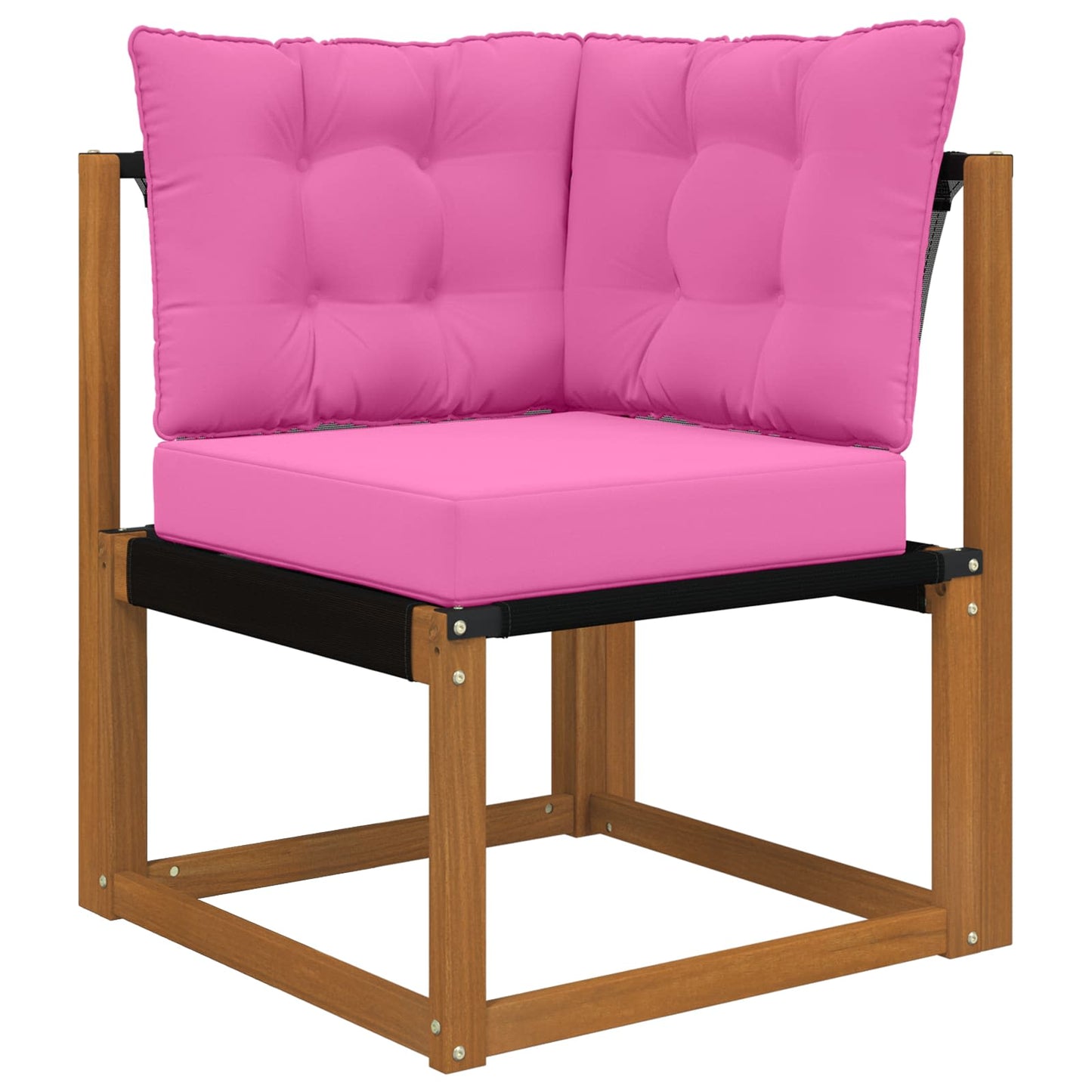 Udendørs Sofa Pude Polyester Lyserød 60 x 40 x 10 cm