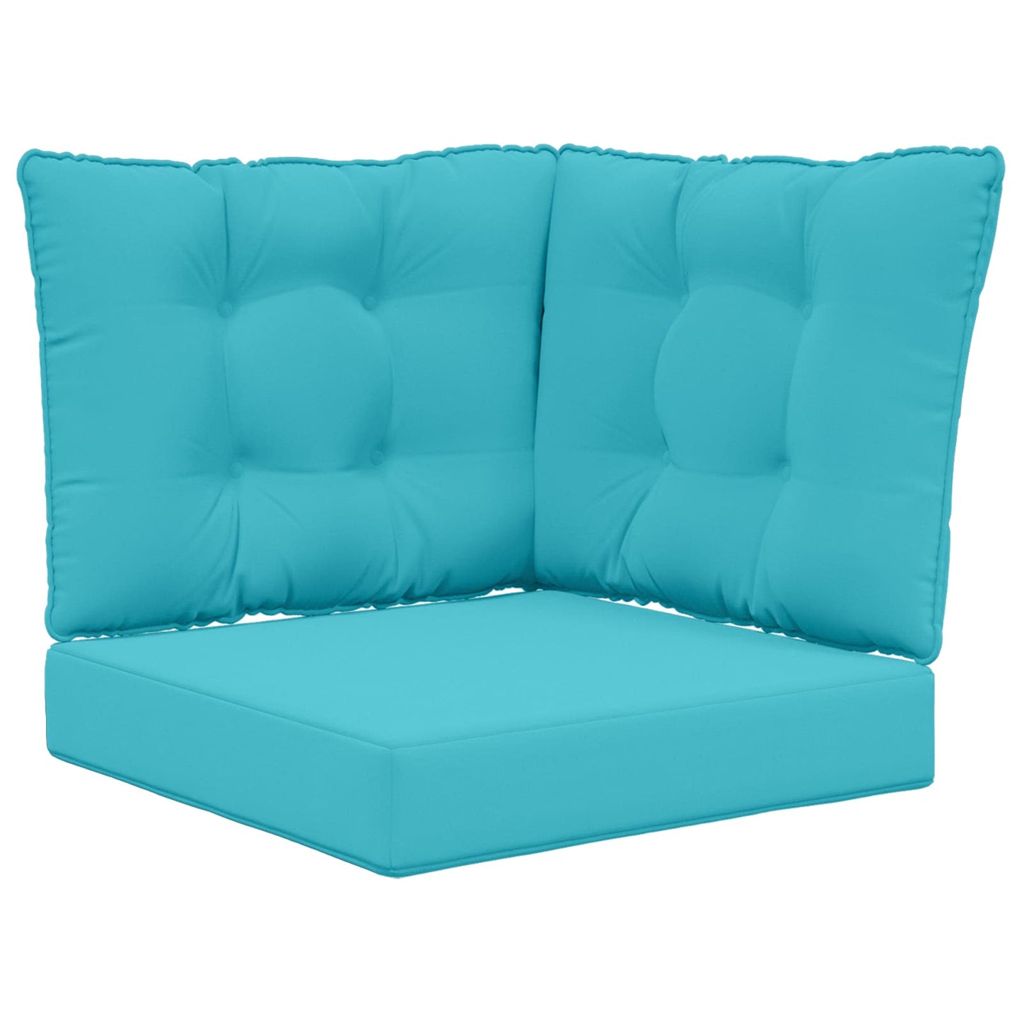 Udendørs Sofa Pude Polyester Turkis 60 x 40 x 10 cm