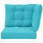 Udendørs Sofa Pude Polyester Turkis 60 x 40 x 10 cm
