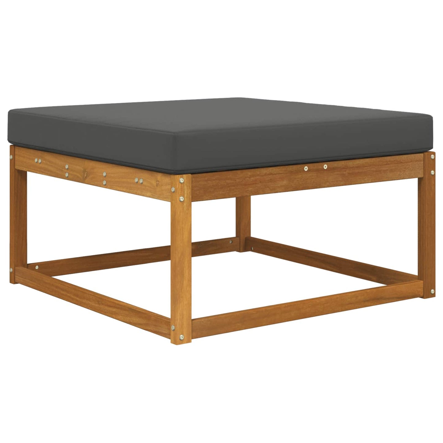 Udendørs Sofa Pude Antracit 80 x 80 x 8 cm Polyester