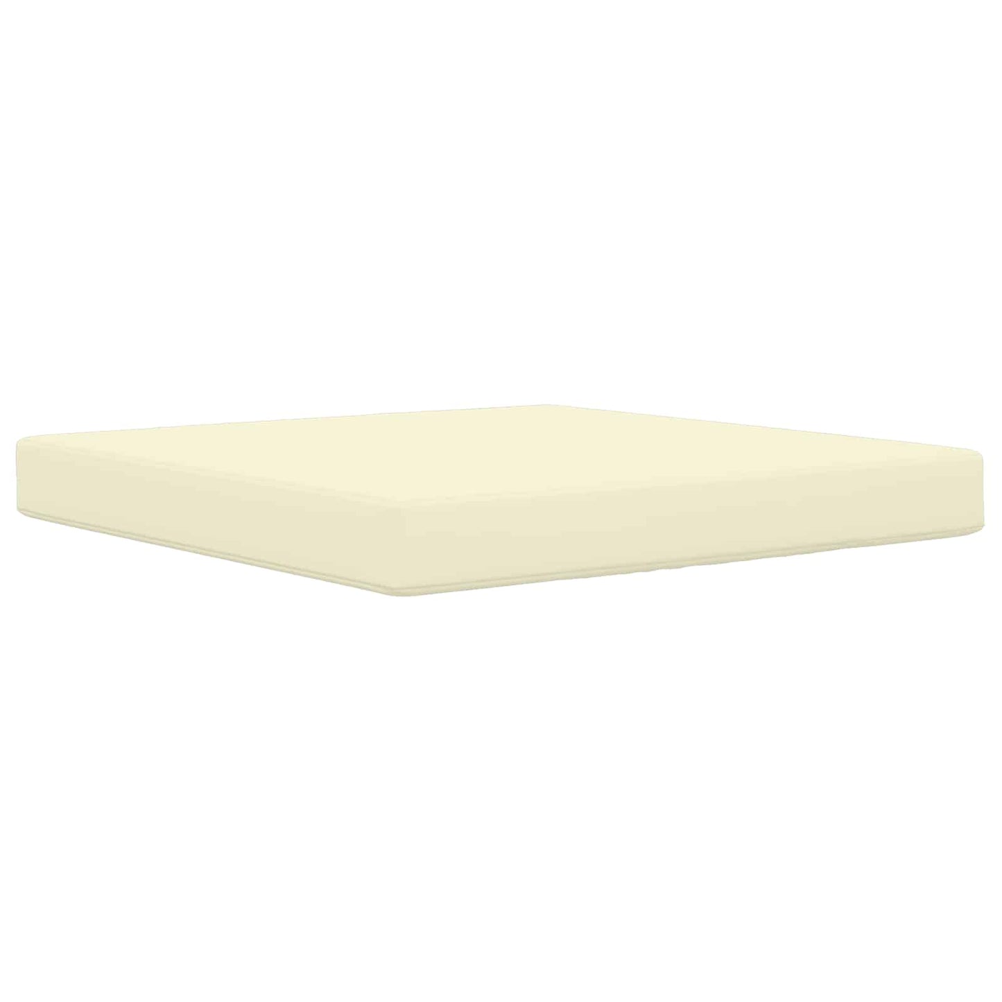 Udendørs Sofa Pude Creme 80 x 80 x 8 cm Polyester