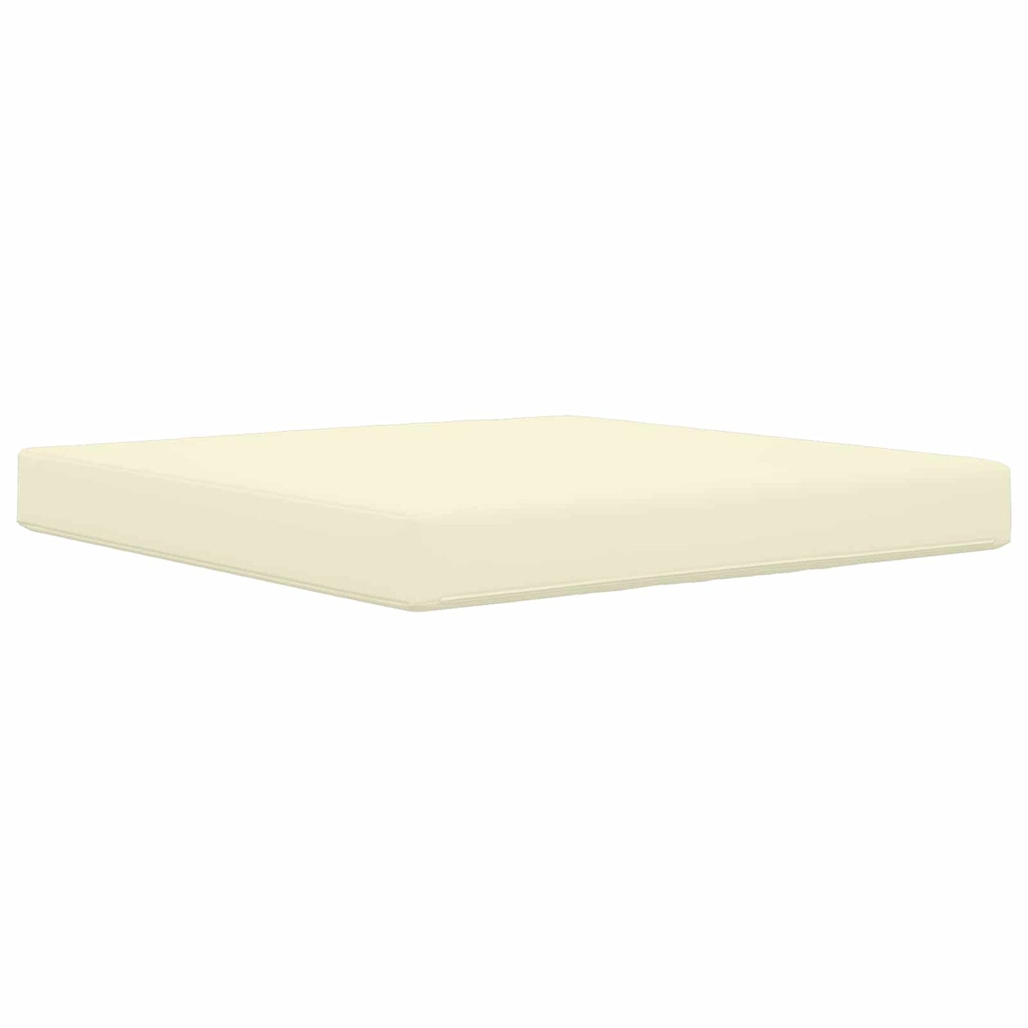 Udendørs Sofa Pude Creme 80 x 80 x 8 cm Polyester
