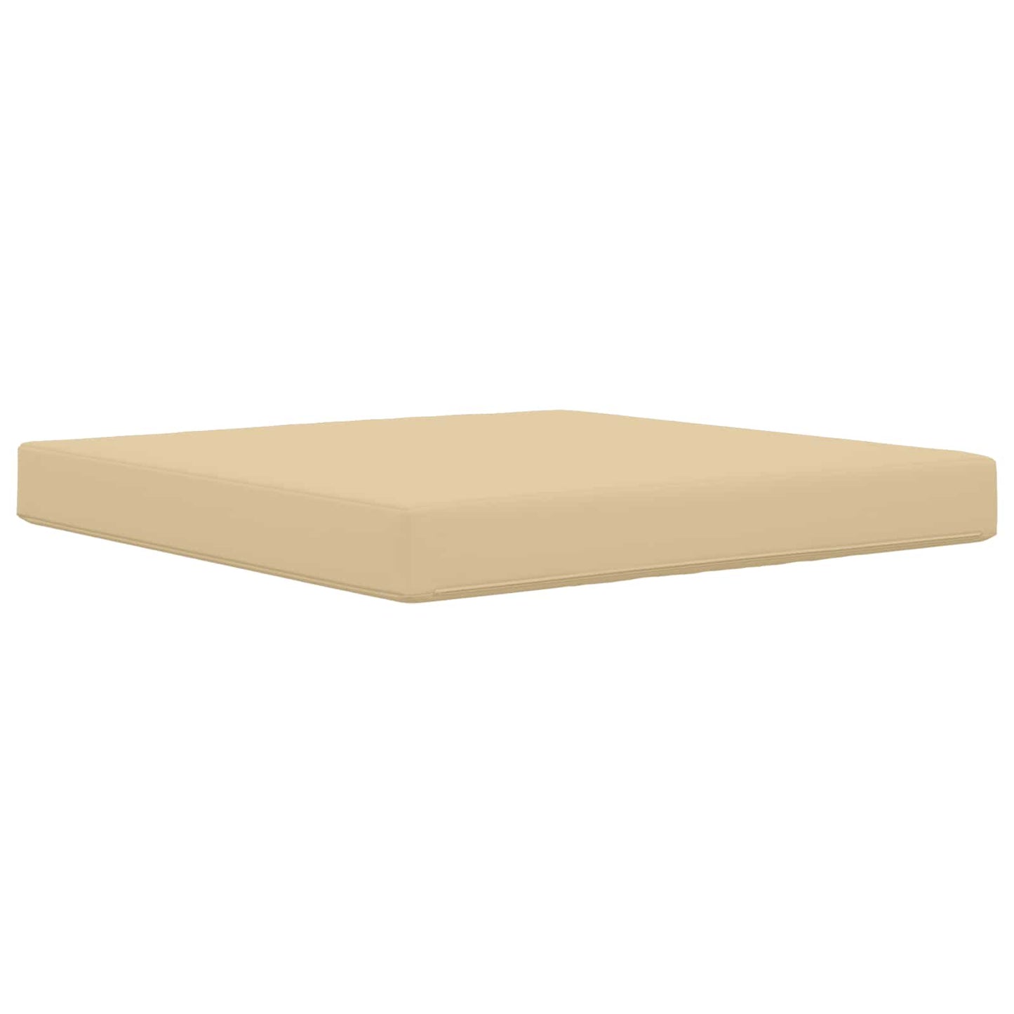 Udendørs Sofa Pude Beige 80 x 80 x 8 cm Polyester