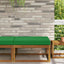 Udendørs Sofa Pude Grøn 80 x 80 x 8 cm Polyester