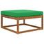 Udendørs Sofa Pude Grøn 80 x 80 x 8 cm Polyester
