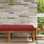 Udendørs Sofa Pude Vinrød 80 x 80 x 8 cm Polyester