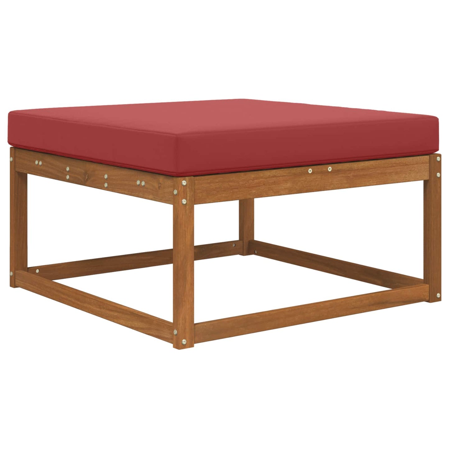 Udendørs Sofa Pude Vinrød 80 x 80 x 8 cm Polyester