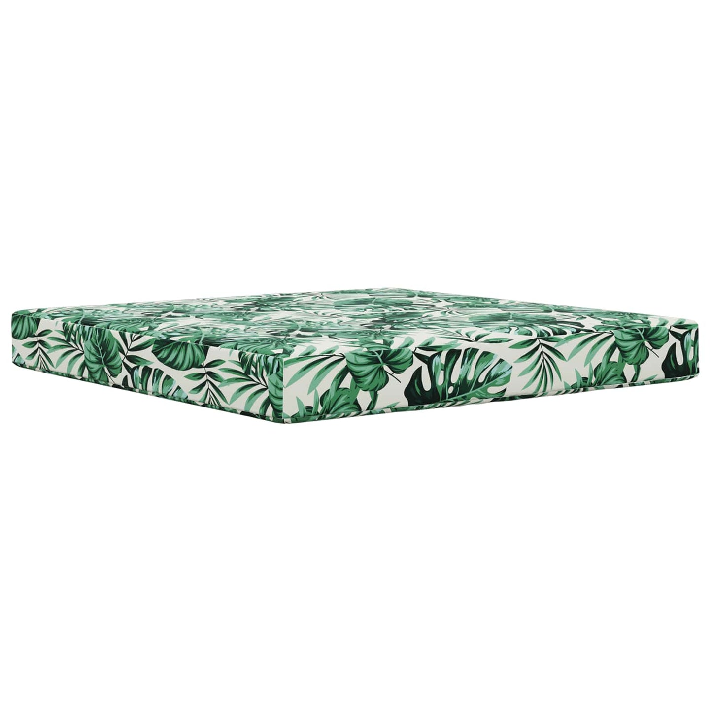 Udendørs Sofa Pude Bladmønster 80 x 80 x 8 cm Polyester
