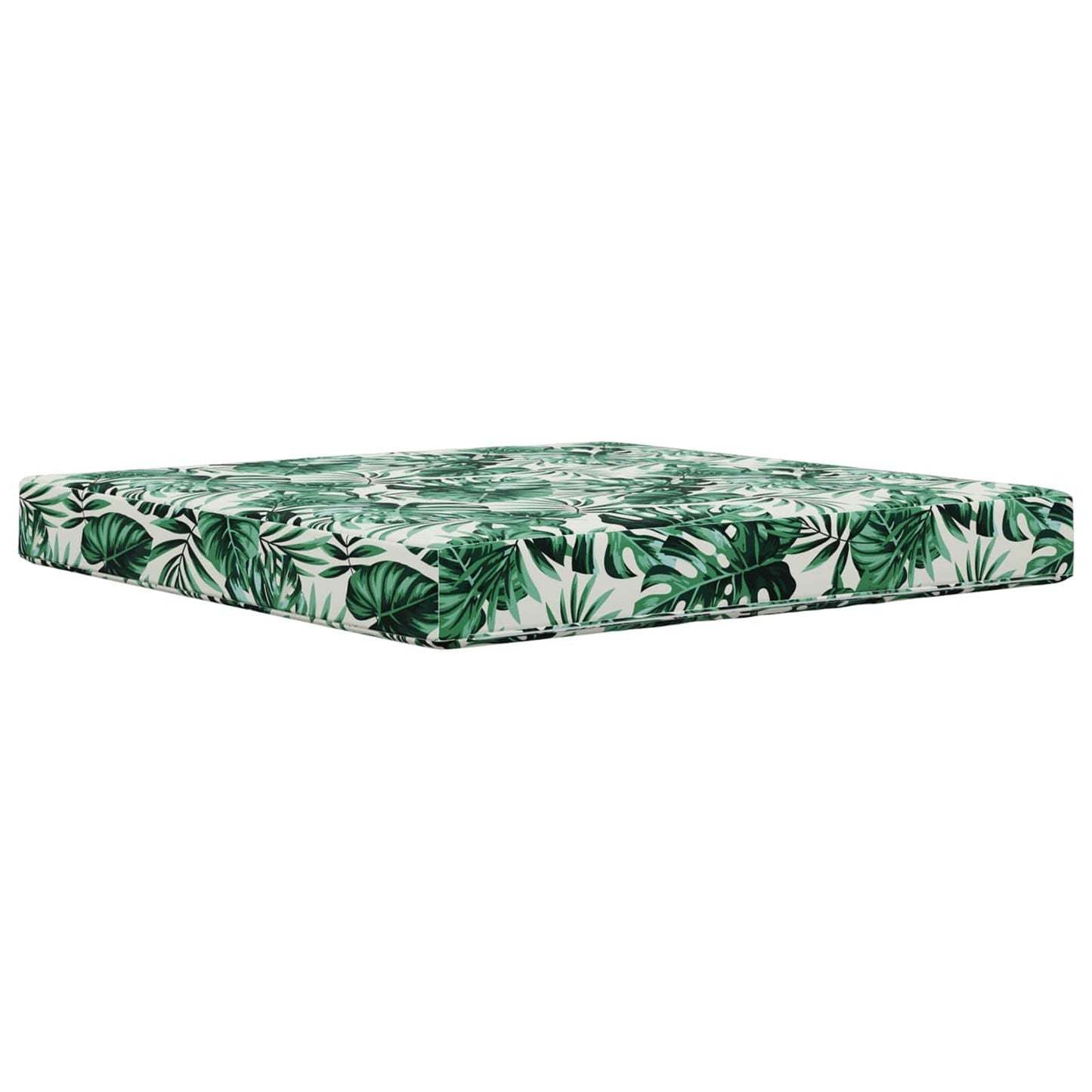 Udendørs Sofa Pude Bladmønster 80 x 80 x 8 cm Polyester