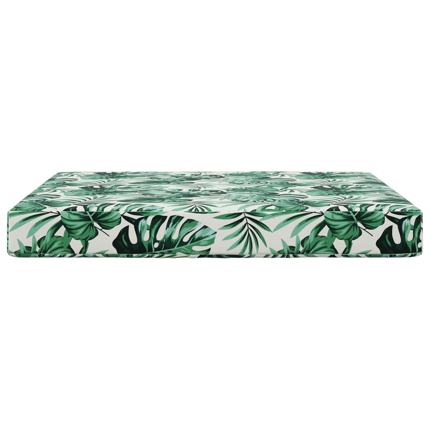 Udendørs Sofa Pude Bladmønster 80 x 80 x 8 cm Polyester