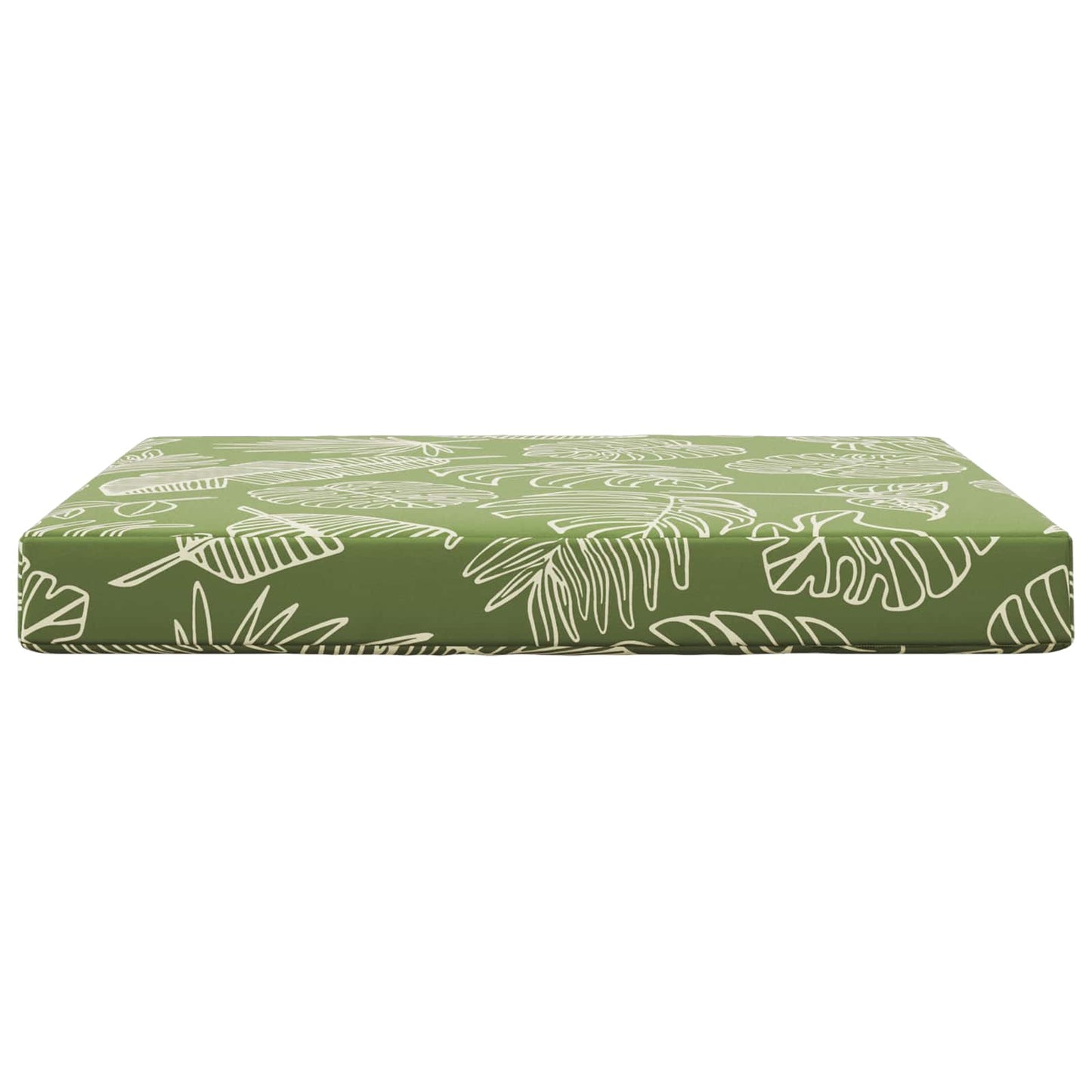 Udendørs Sofa Pude Bladdesign 80 x 80 x 8 cm Polyester