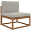 Udendørs Sofa Pude 2 pcs Grå Polyester