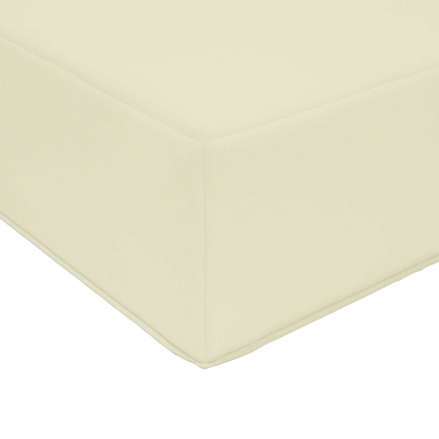 Udendørs Sofa Pude 2 pcs Creme Polyester