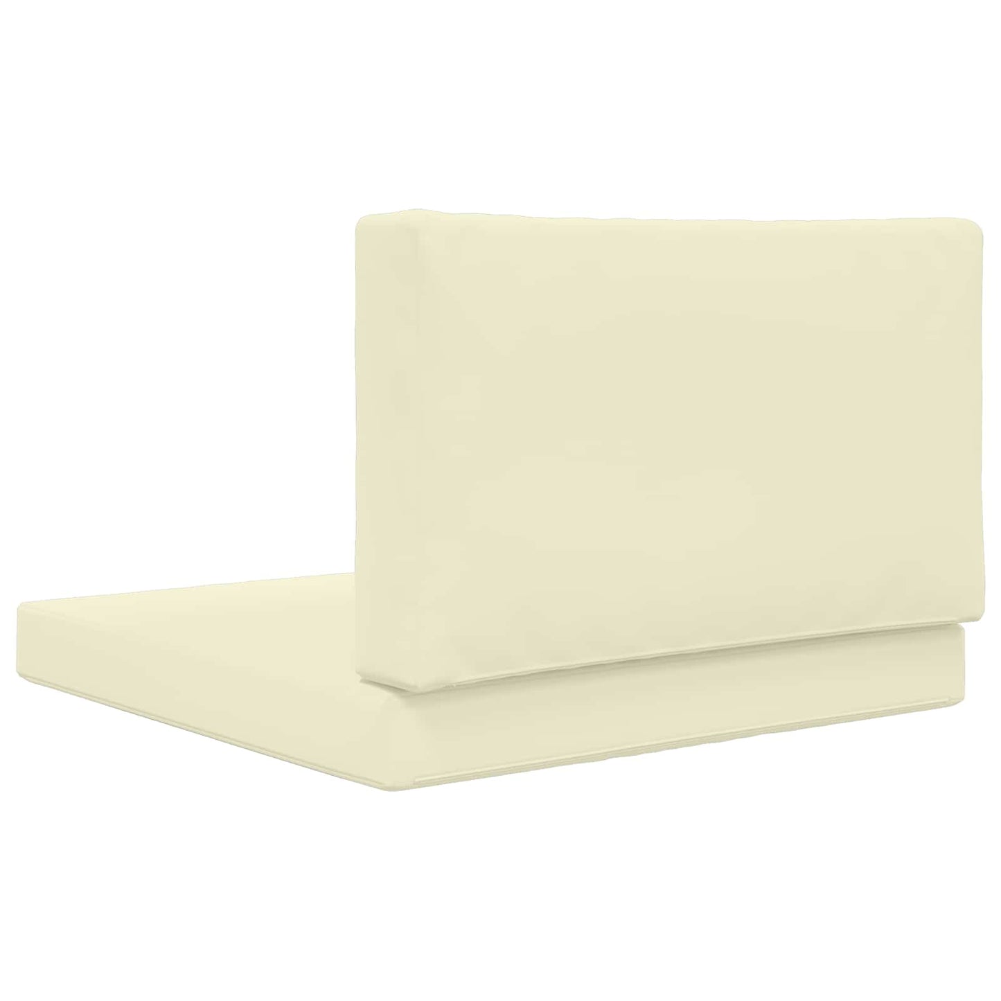 Udendørs Sofa Pude 2 pcs Creme Polyester